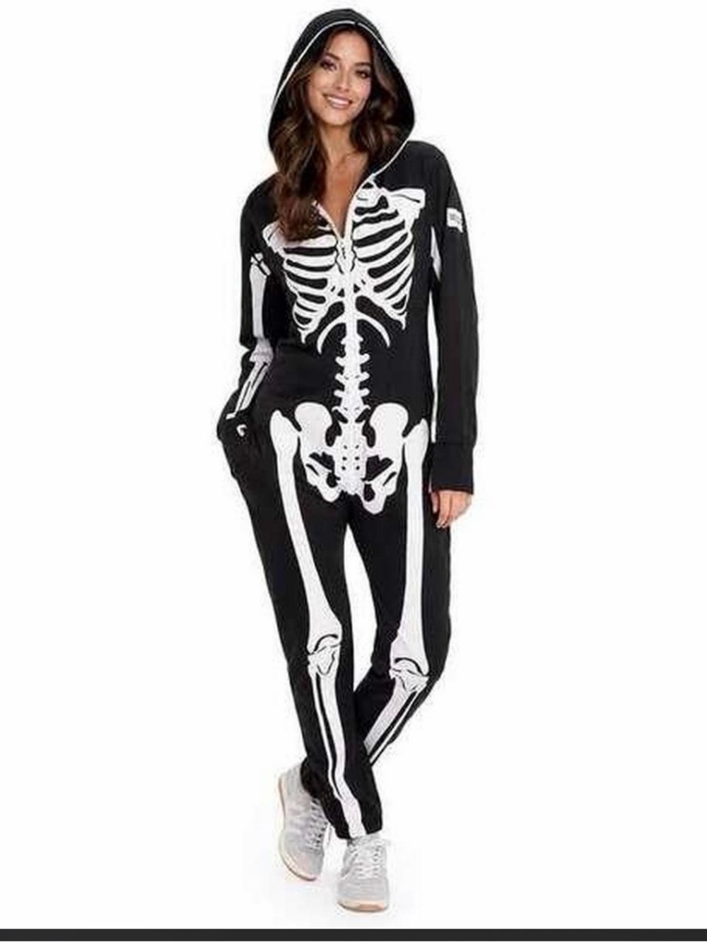 Tipsy Elves Skeleton Hooded Onesie